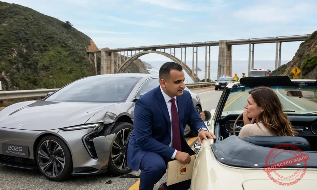 Experienced attorney providing legal help after car accident near me during insurance claim consultation with injured driver following a vehicle collision.